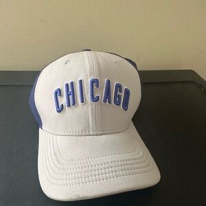 Chicago Cubs Nike Vapor Classic Adjustable Baseball Cap Navy/Gray Dri-Fit